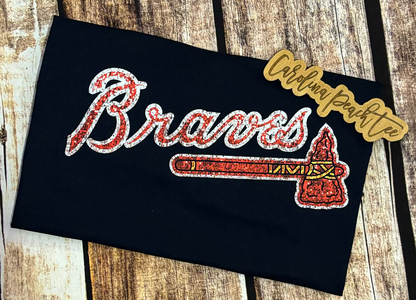 Braves- FAUX Glitter