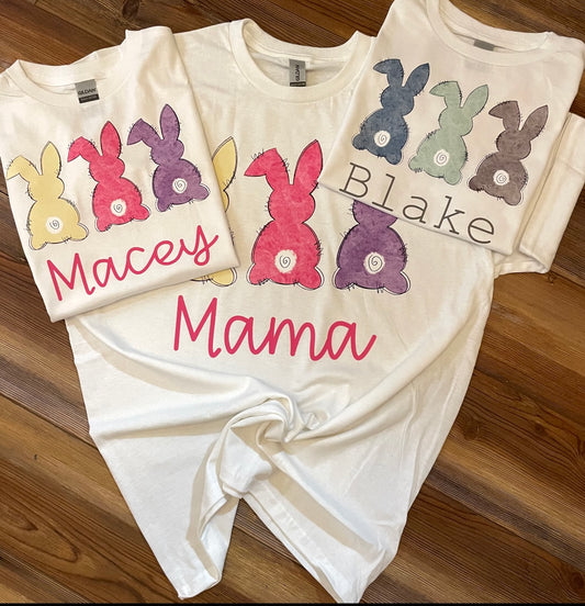 Easter- Personalized Bunnies