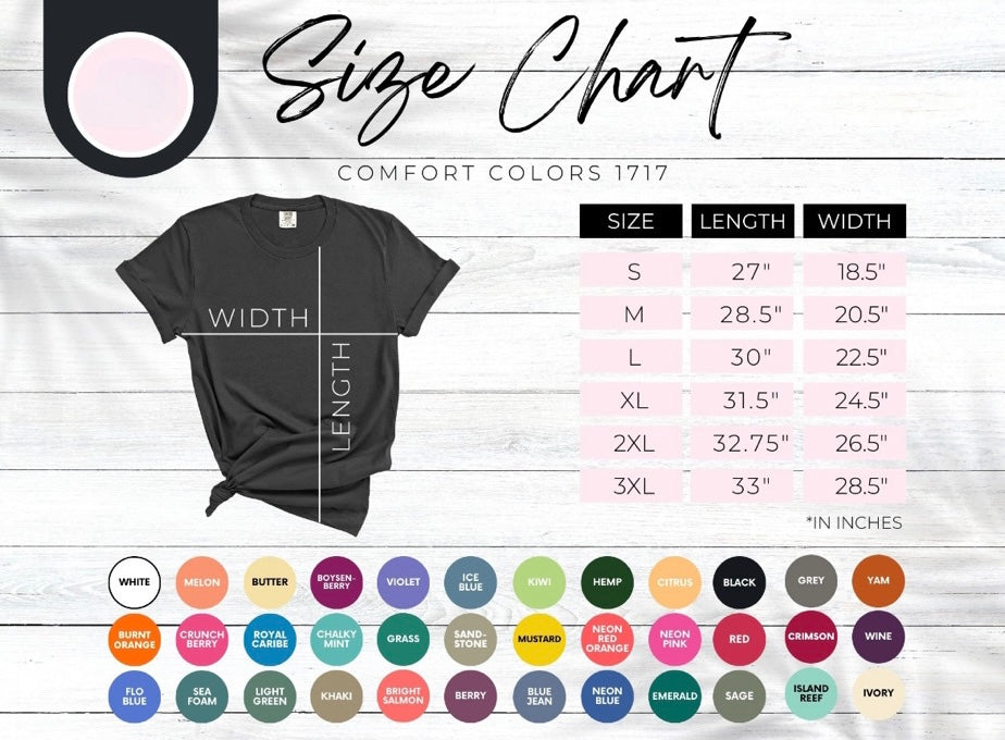 Custom Year {Comfort Color}