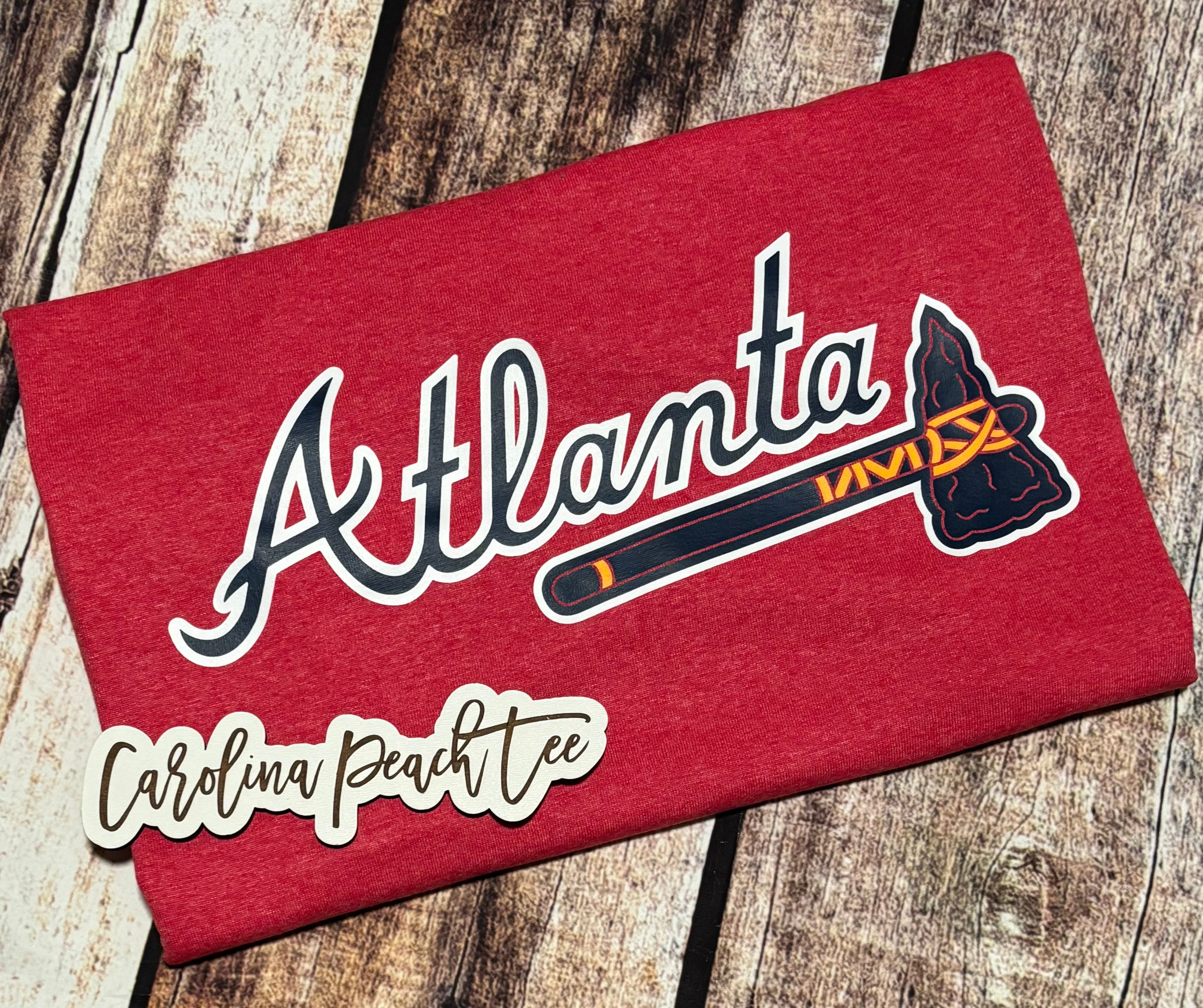 Braves- Heather Red Logo