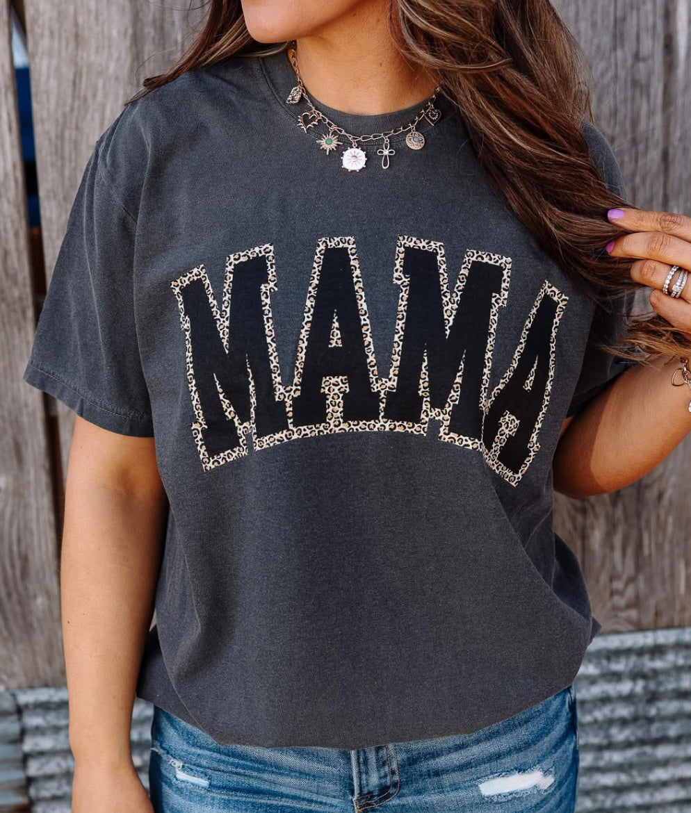 Mama- Leopard Trim
