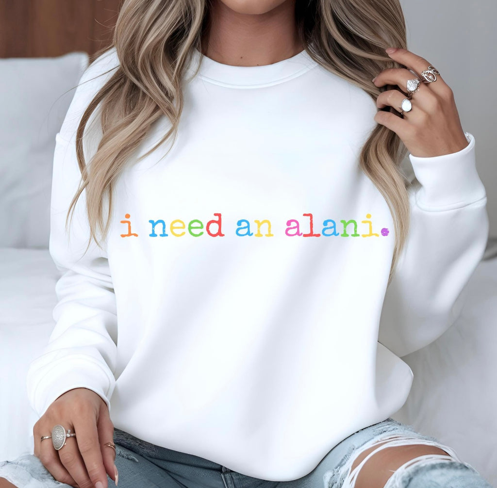 Beverage- I need an Alani Crewneck