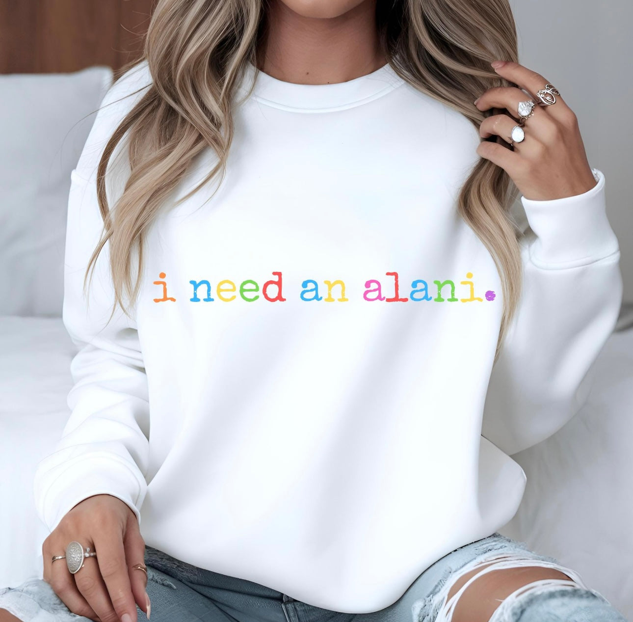 Beverage- I need an Alani Crewneck