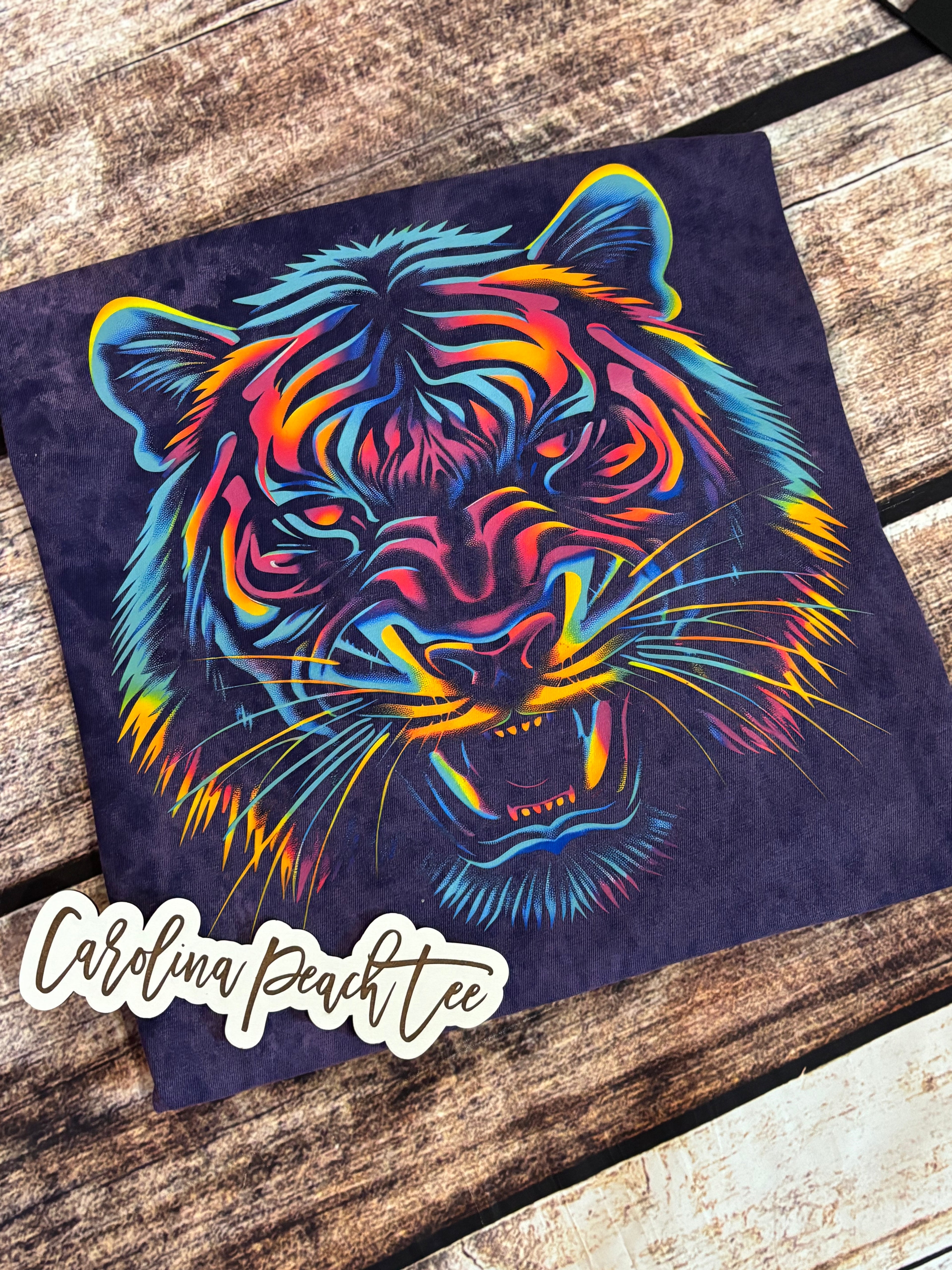 Clemson- Mineral Wash Tiger Head