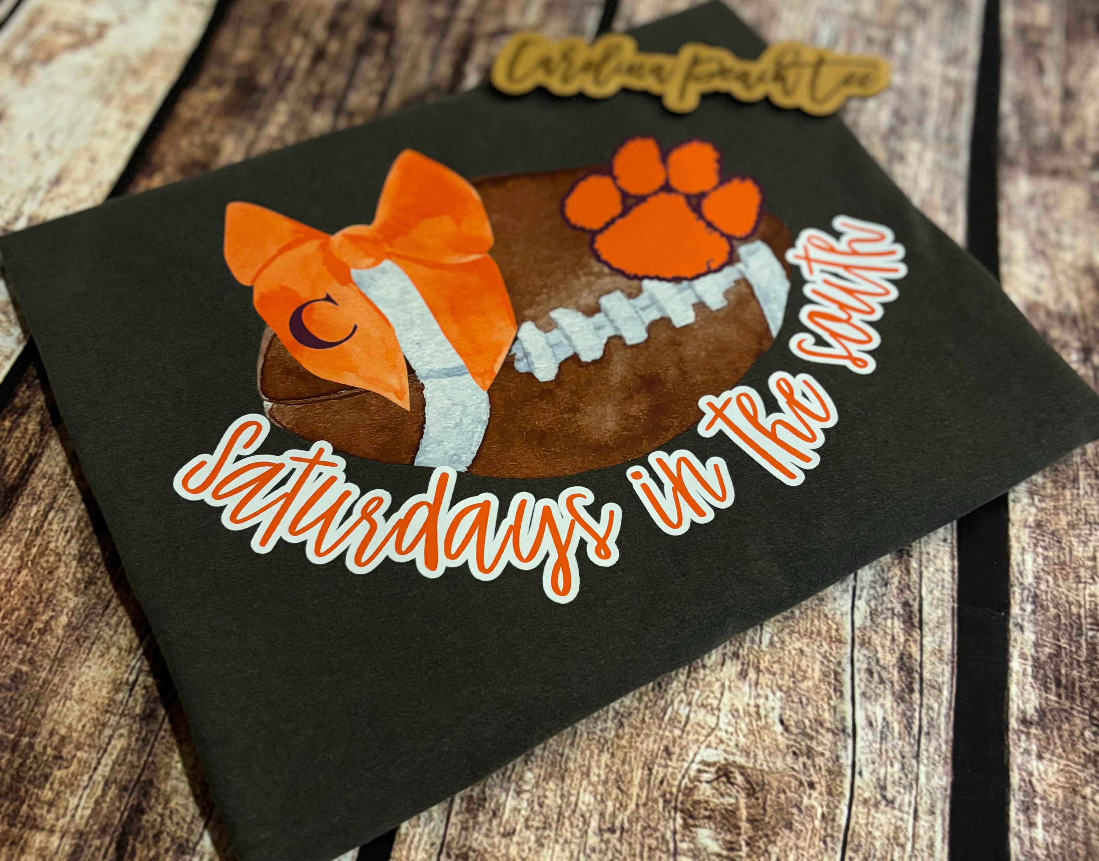 Clemson- Saturdays In The South Football {Comfort Color}