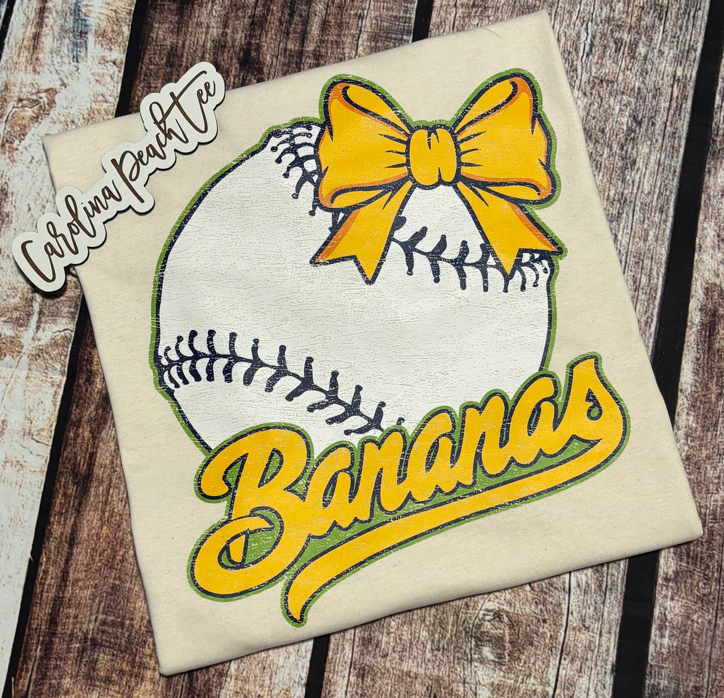 S. Bananas Baseball Tee