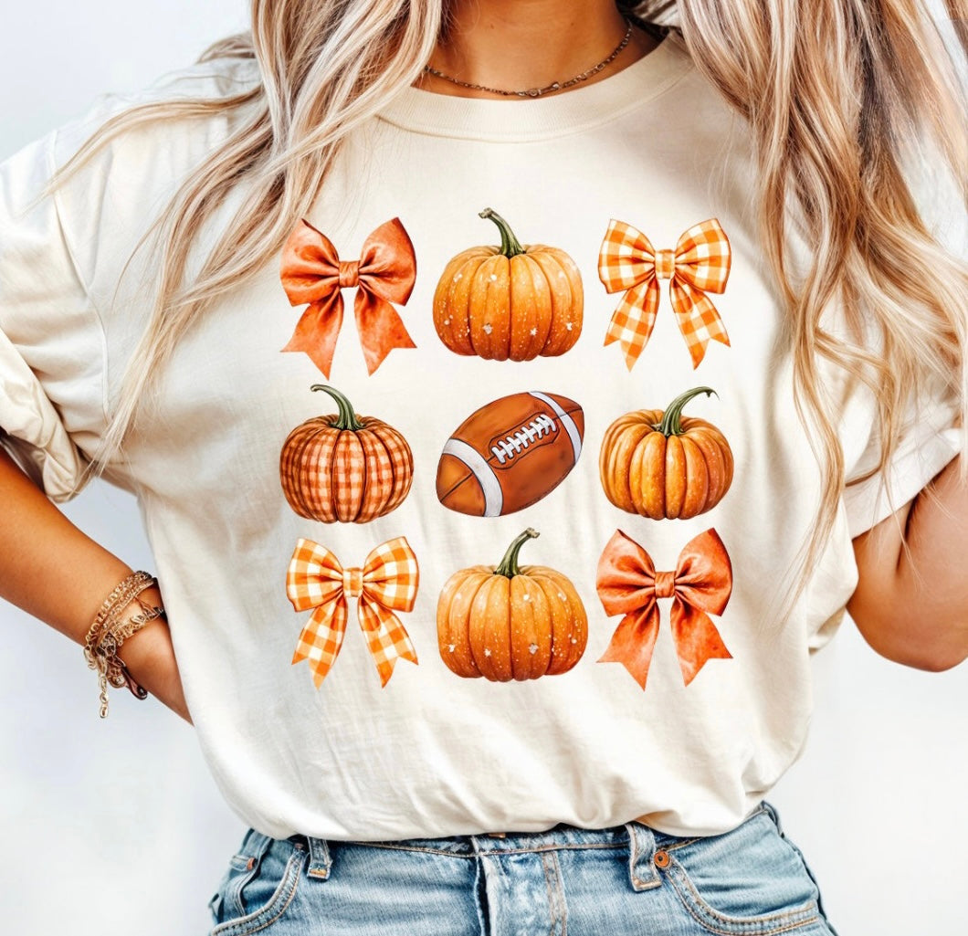 Autumn + Football- Bow Collage