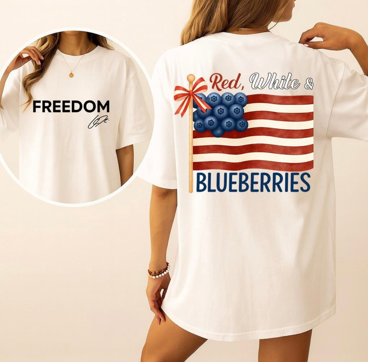 Freedom + Red, White, & Blueberries Tee
