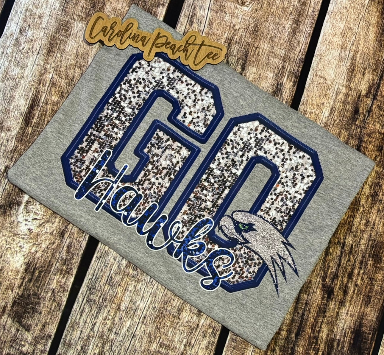Gwd Christian- Faux Glitter Patch