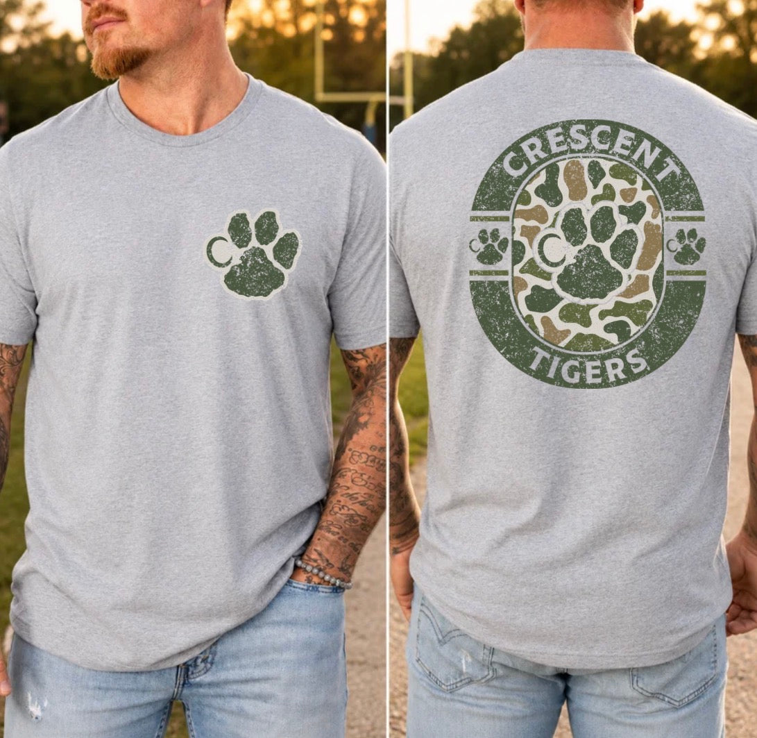 Crescent- Duck Camo Tigers