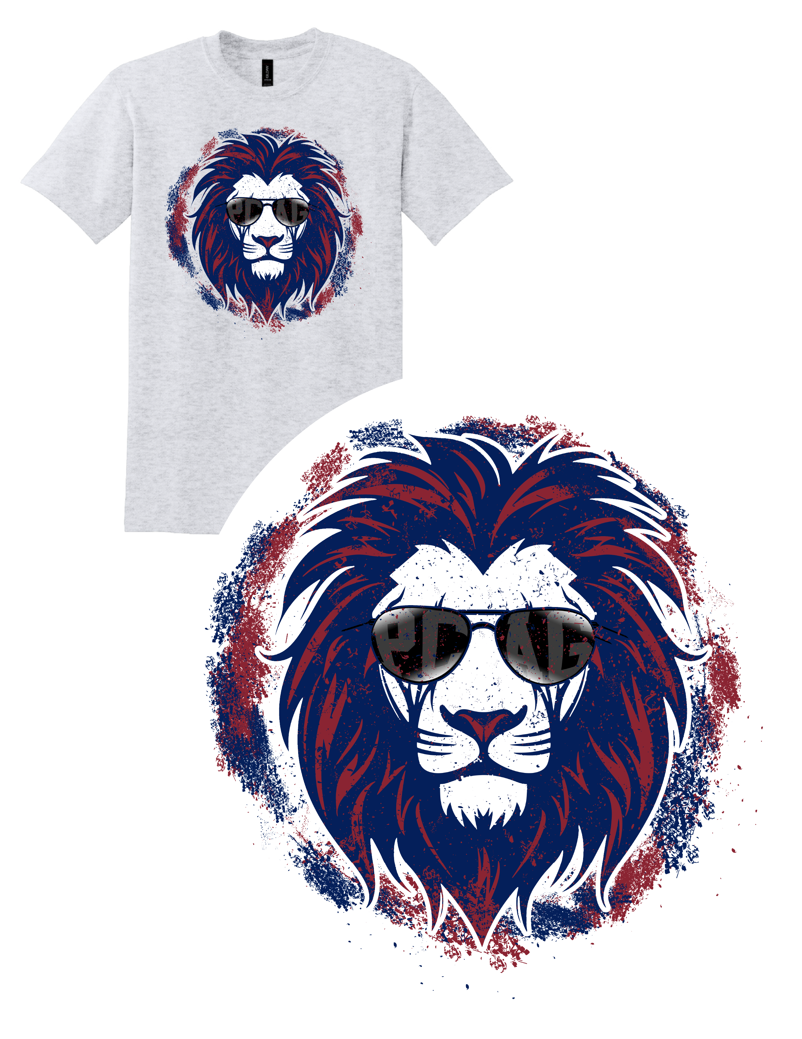 Palmetto Christian- Lion Head