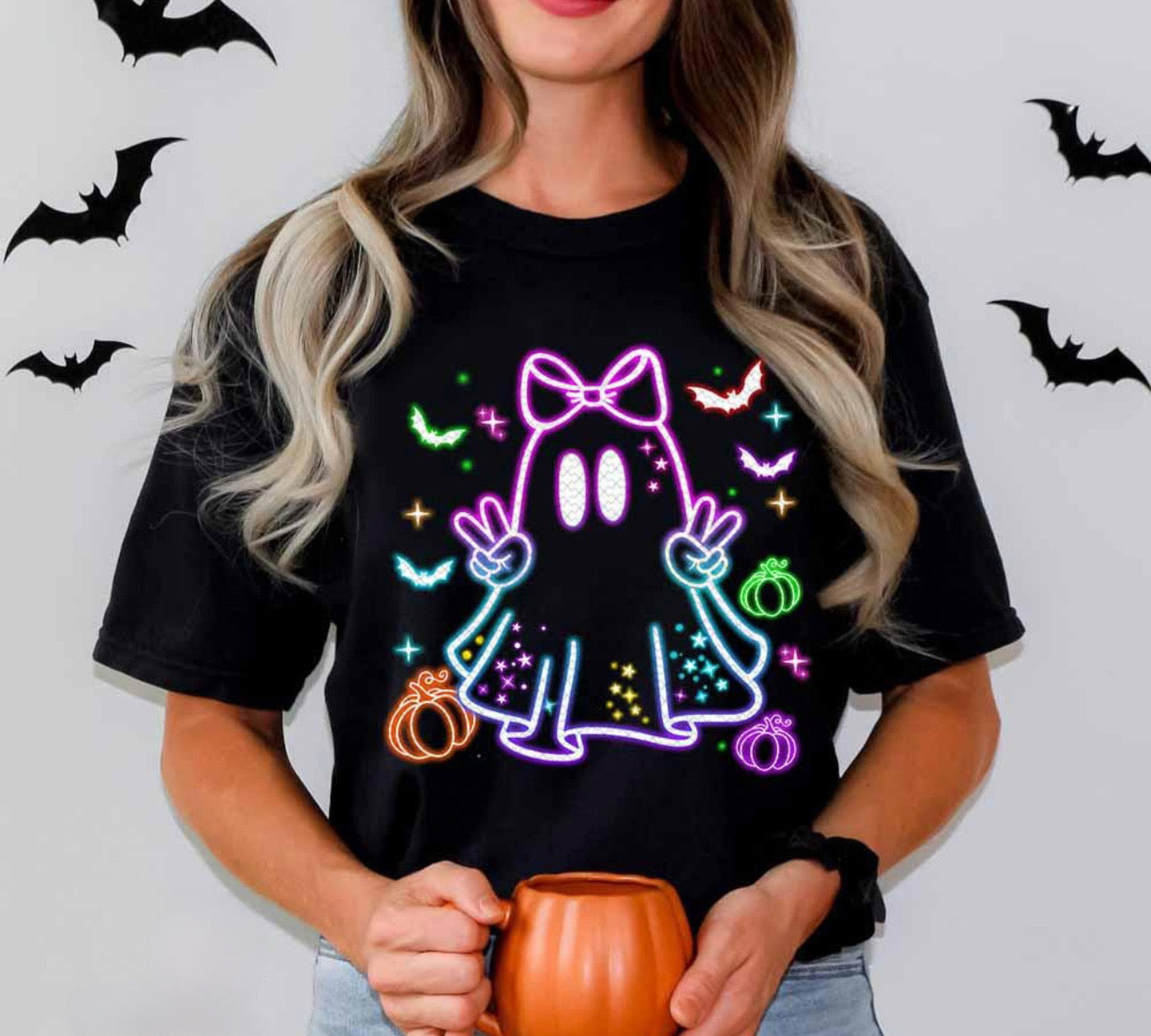 Halloween- Personalized Neon Ghost