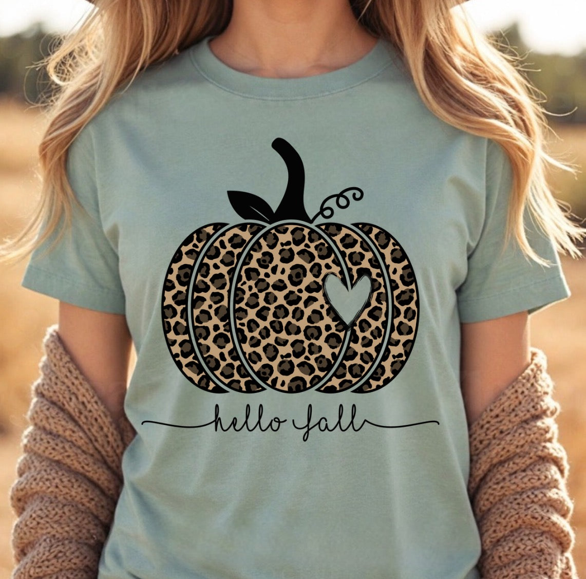 Autumn- Leopard Heart Pumpkin