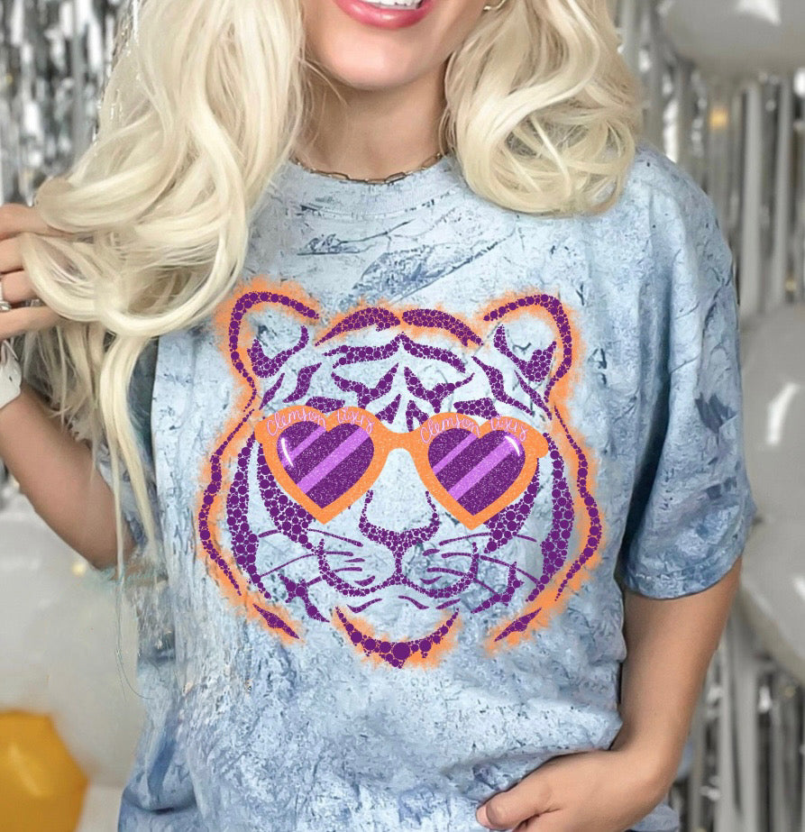 Clemson- Tiger Head {Comfort Color}