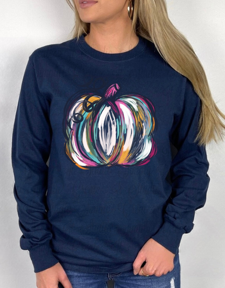 Autumn- Watercolor Pumpkin