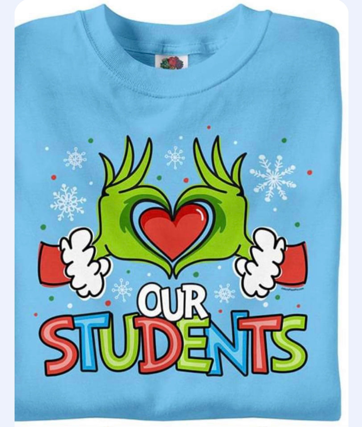 Christmas + Teacher- We Love Our Students