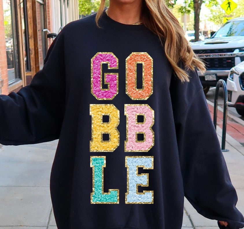 Autumn- Faux Gobble Patch