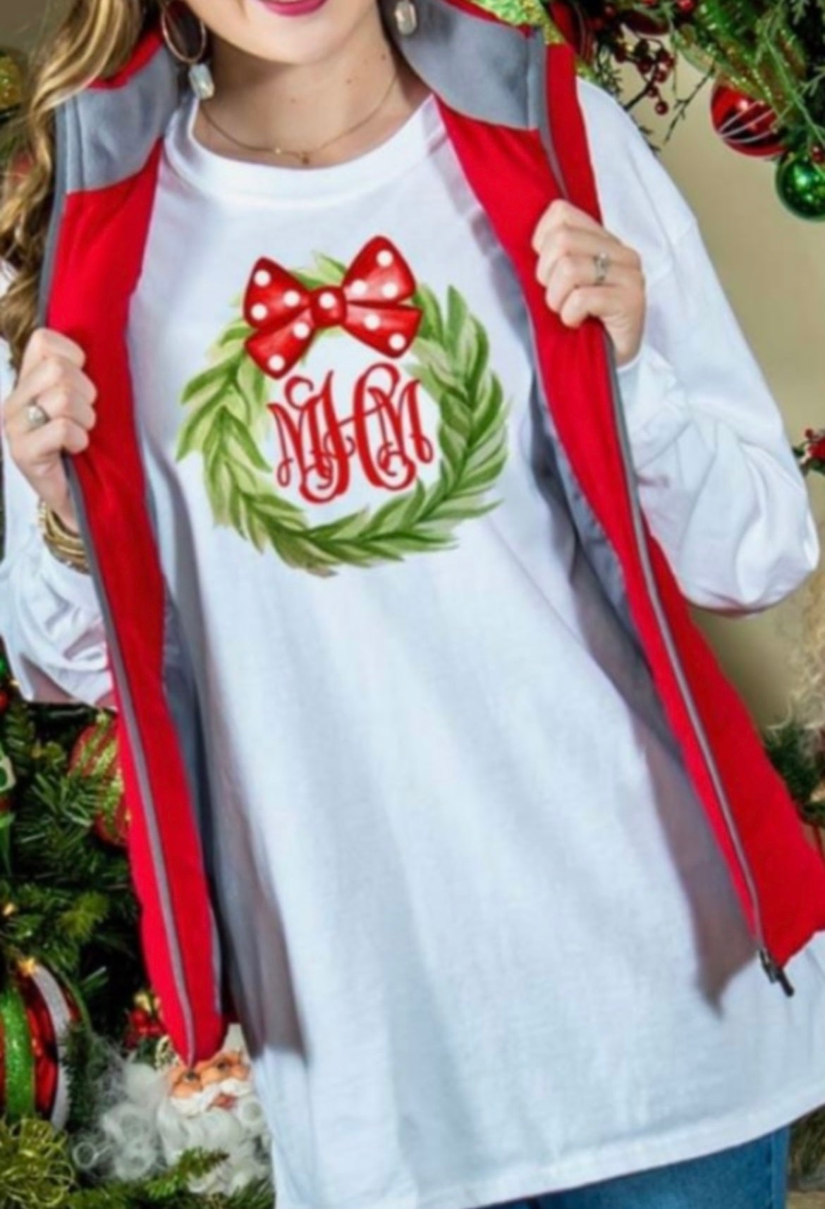 Christmas- Wreath Monogram