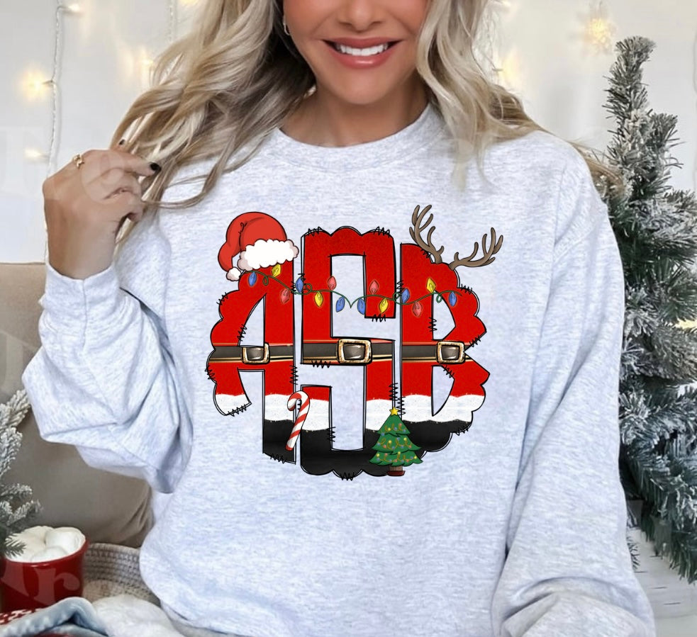 Christmas- Santa Suit Monogram