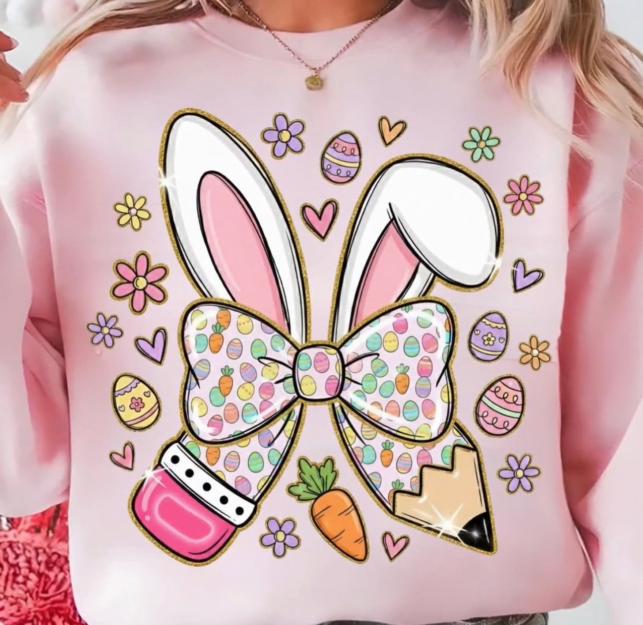 Easter + Teacher- Pencil Bunny Ears