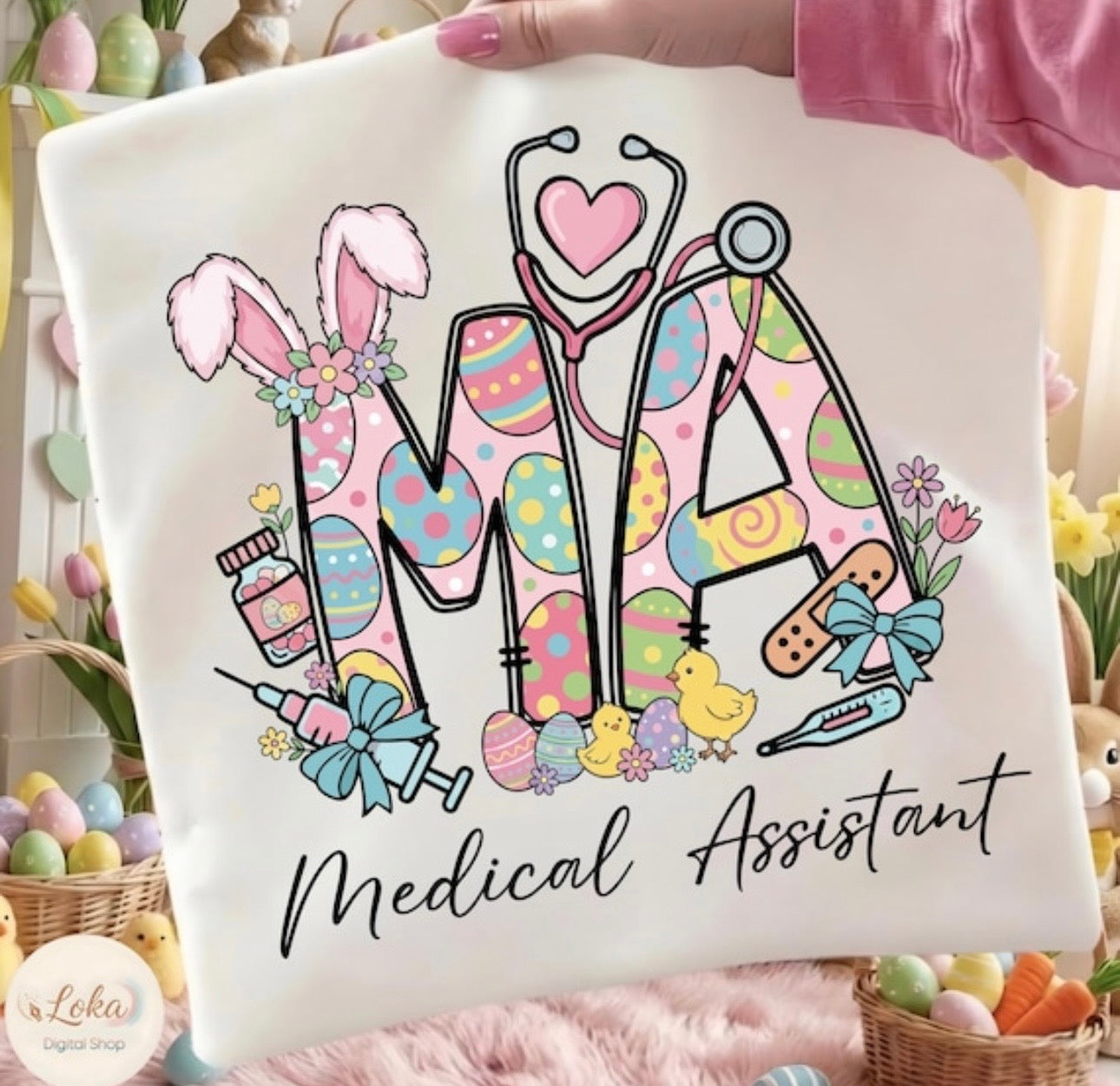 Easter + Occupation- Medical Assistant Bunny