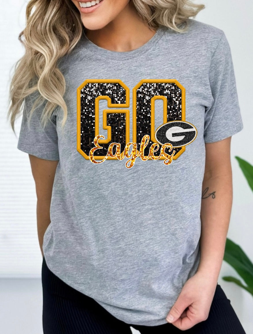 Greenwood- Faux Sequin Patch