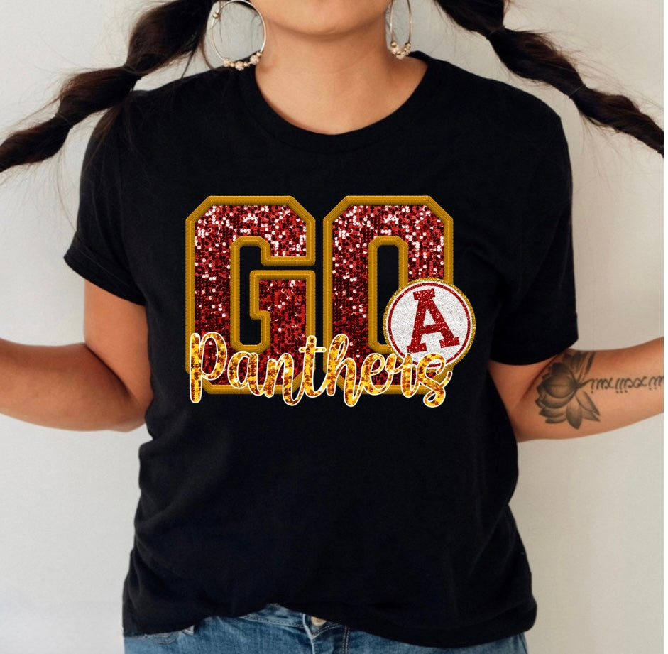 Abbeville- Faux Sequin Patch