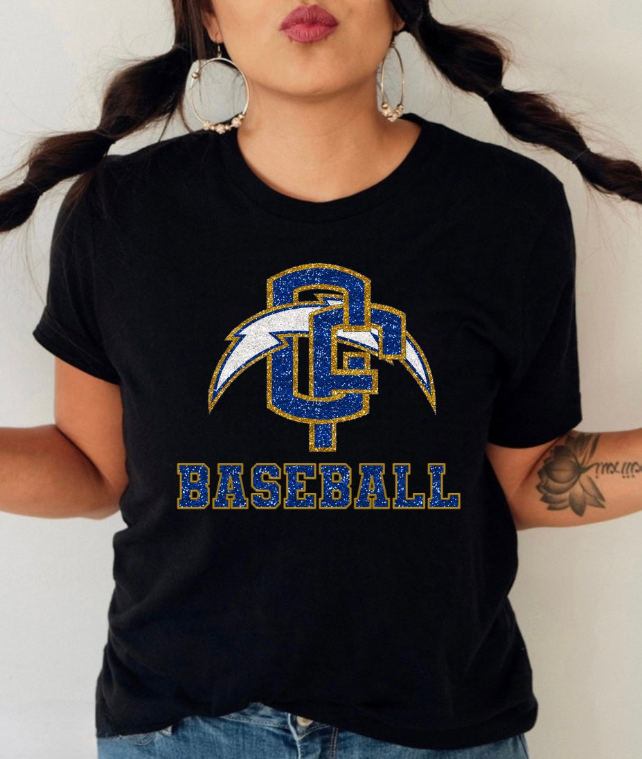 Calhoun Falls- Faux Glitter Baseball