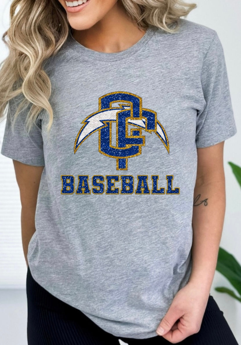 Calhoun Falls- Faux Glitter Baseball