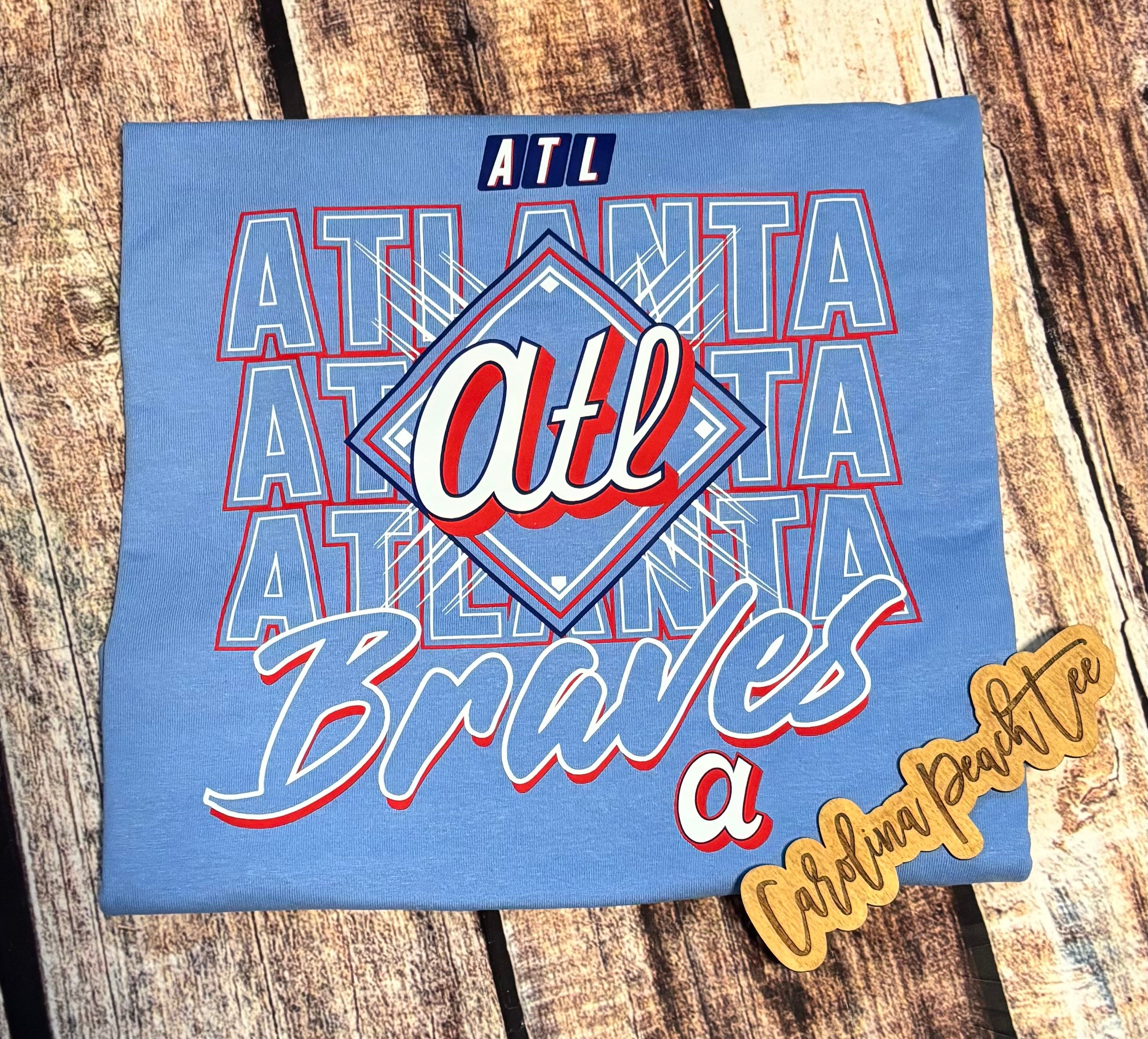 Braves- Atlanta Trio: Carolina Blue
