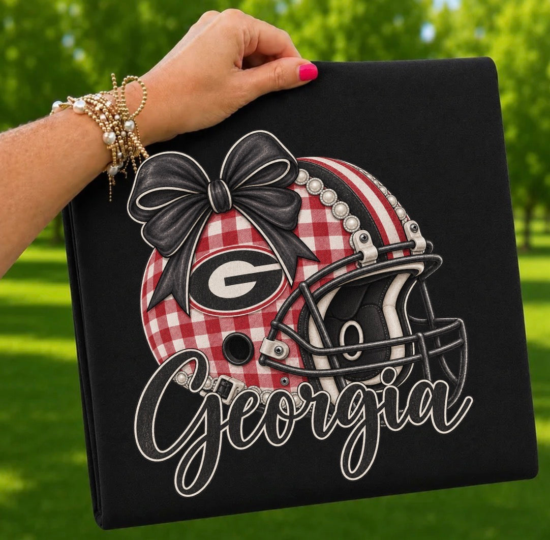 Georgia- Checkered Helmet