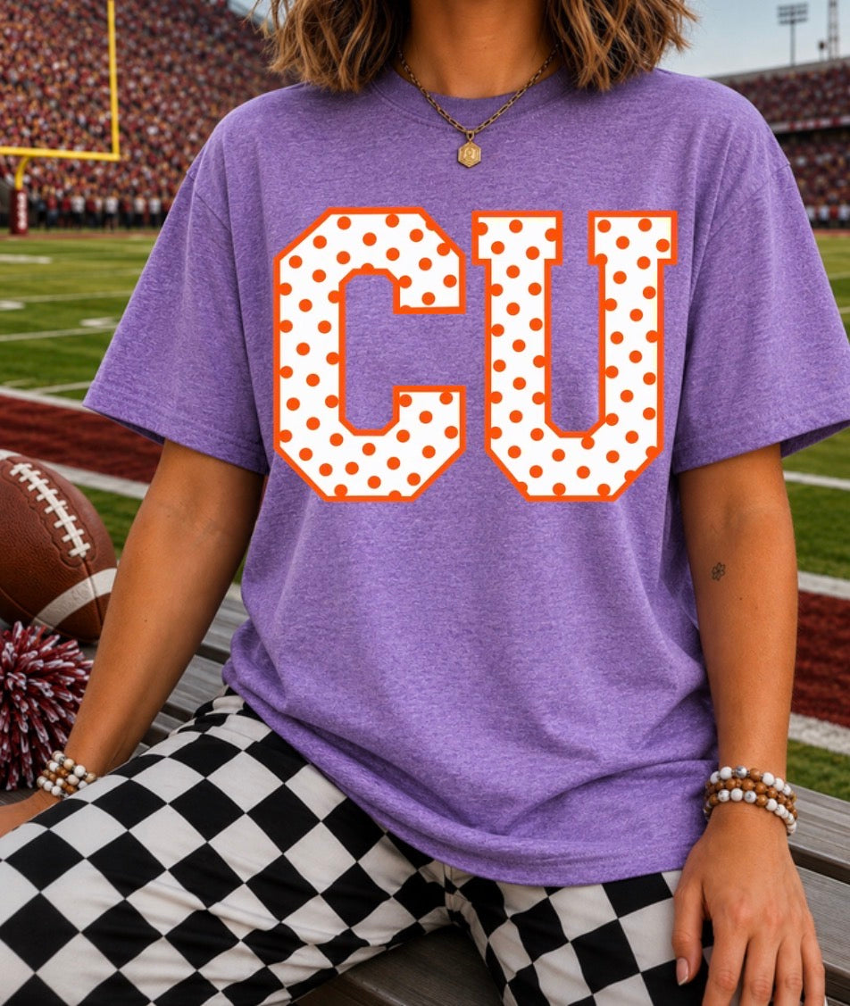 Clemson- CU Polka Dot