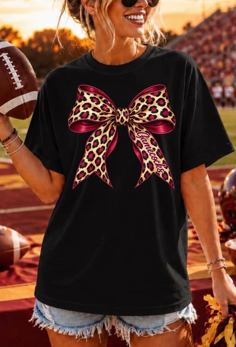Carolina- Leopard Bow