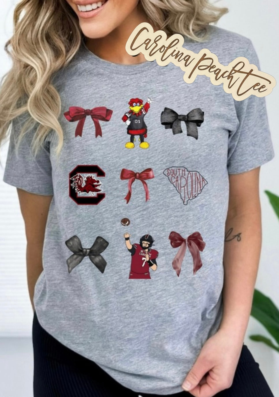 Carolina- Football Bow Collage