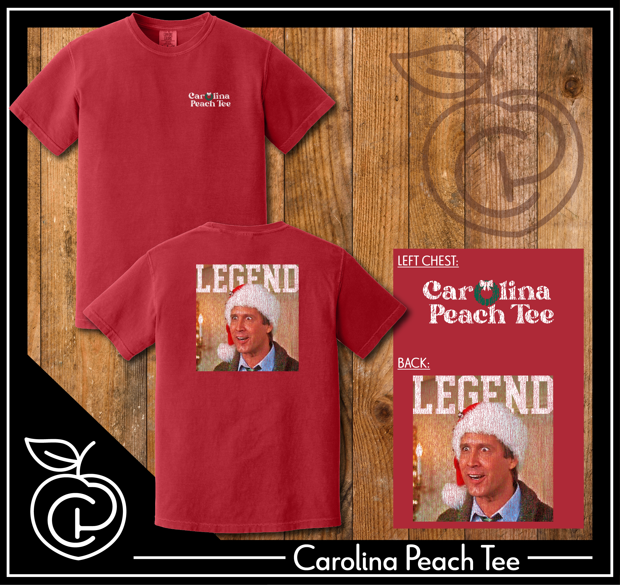 Christmas- Chevy Chase Legend {Comfort Color}