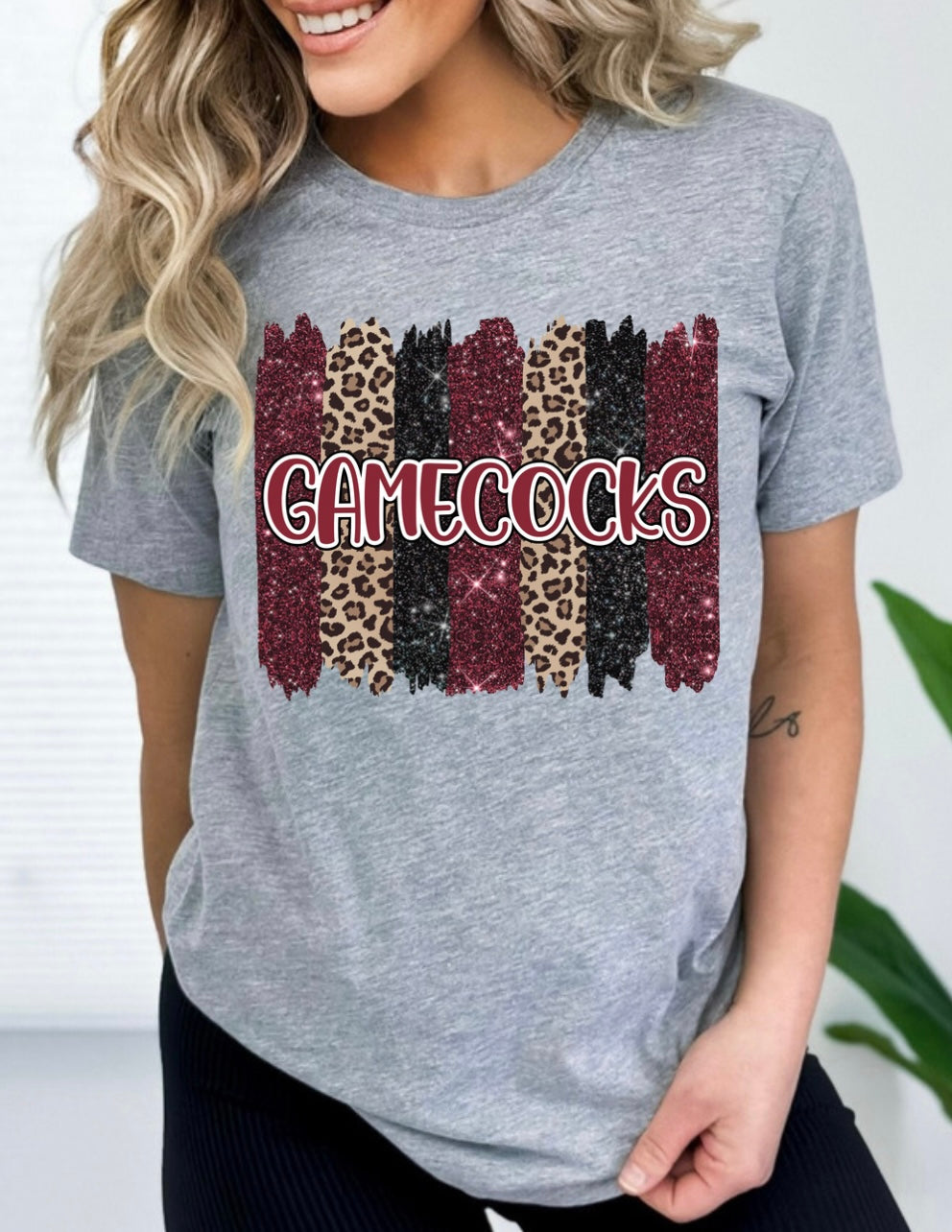 Carolina- Gamecocks Brushstroke