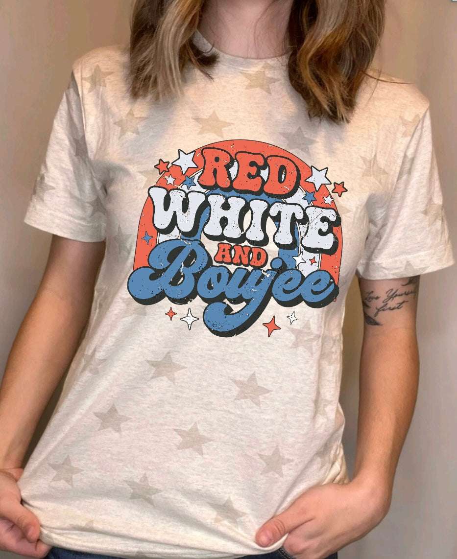 Patriotic- Red, White, and Boujee Star
