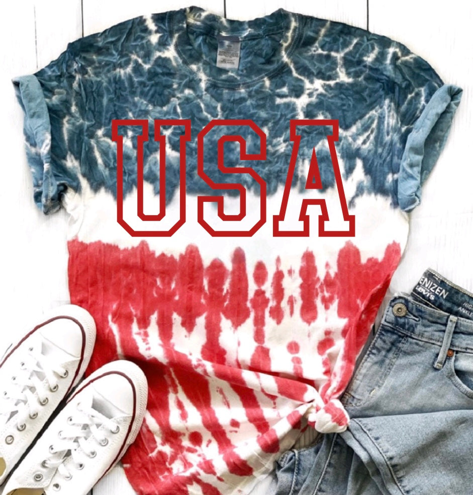 Patriotic- USA Tie Dye