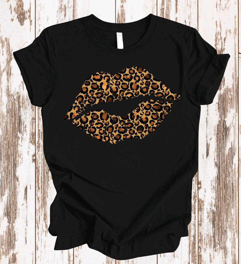 Leopard Lips Tee