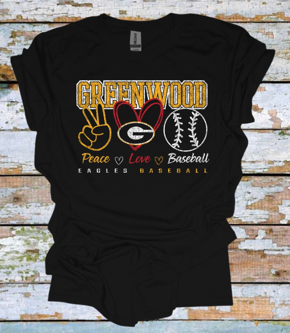 Greenwood- Peace, Love, Baseball