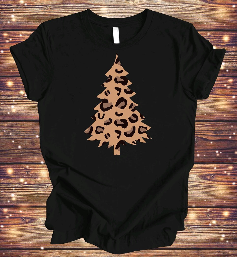 Christmas- Brown Leopard Tree