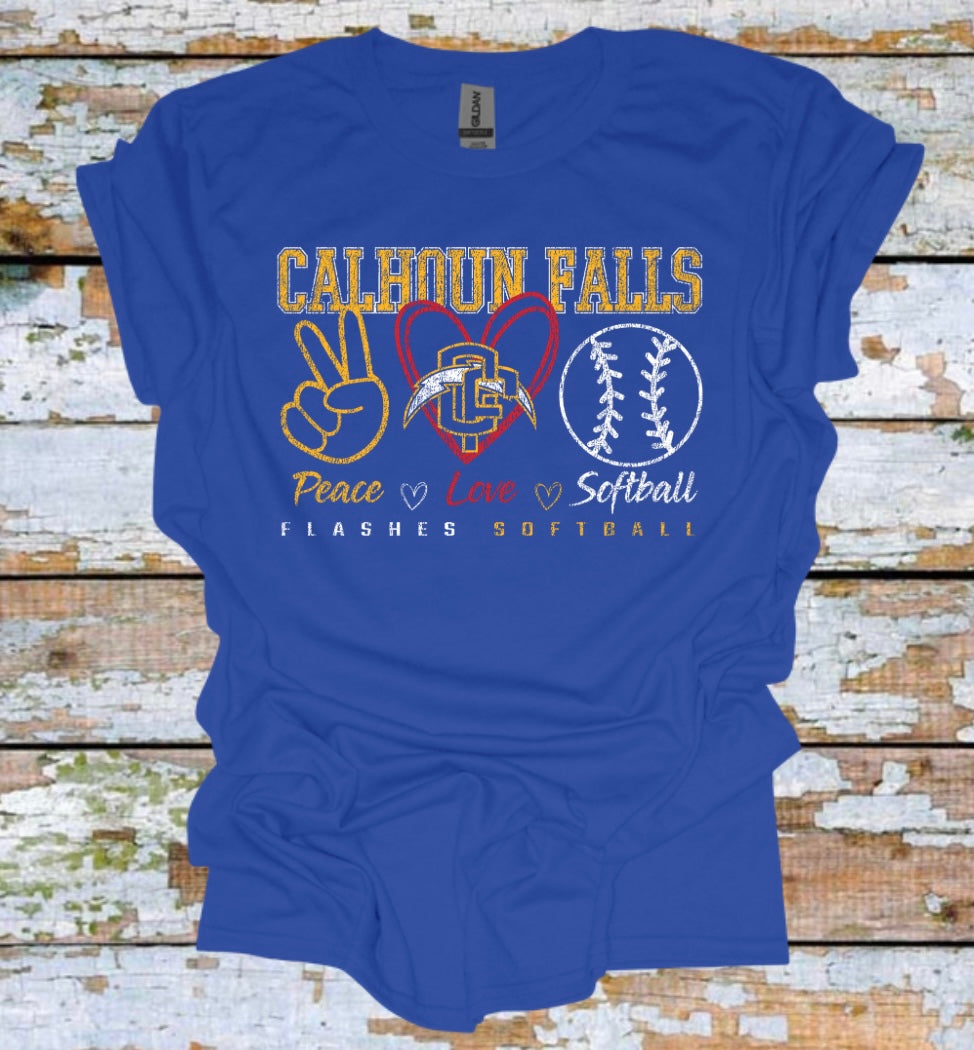 Calhoun Falls- Peace, Love, Softball