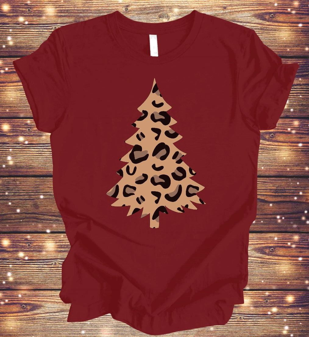 Christmas- Brown Leopard Tree