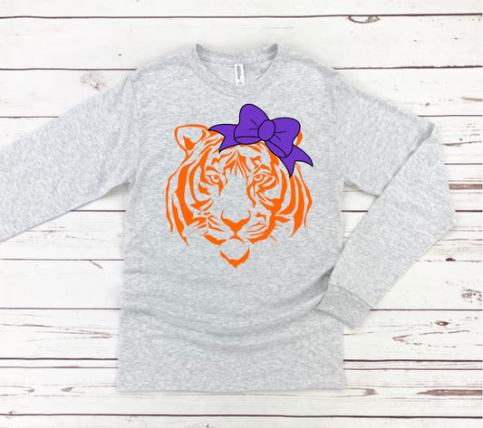 Clemson- Tiger with Bow