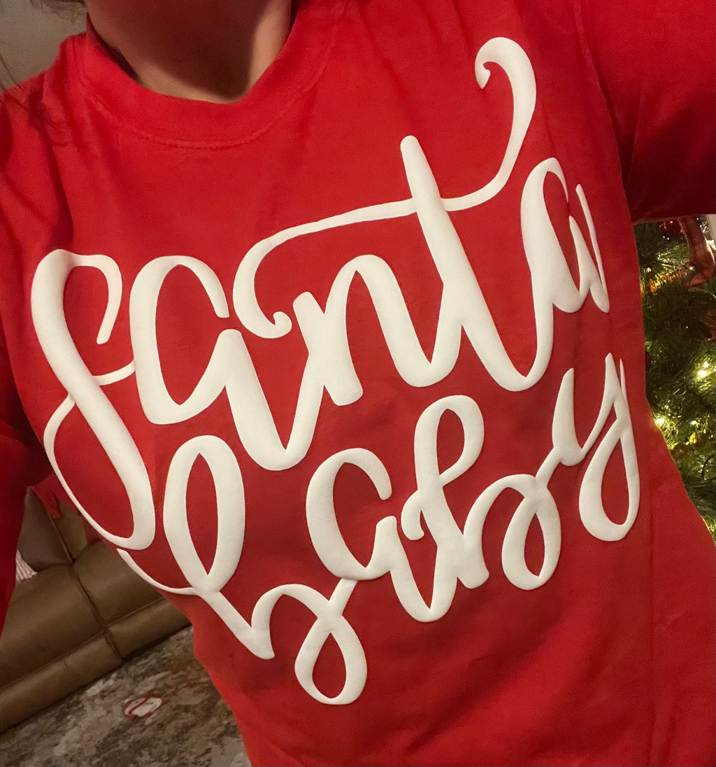 Christmas- Santa Baby PUFF
