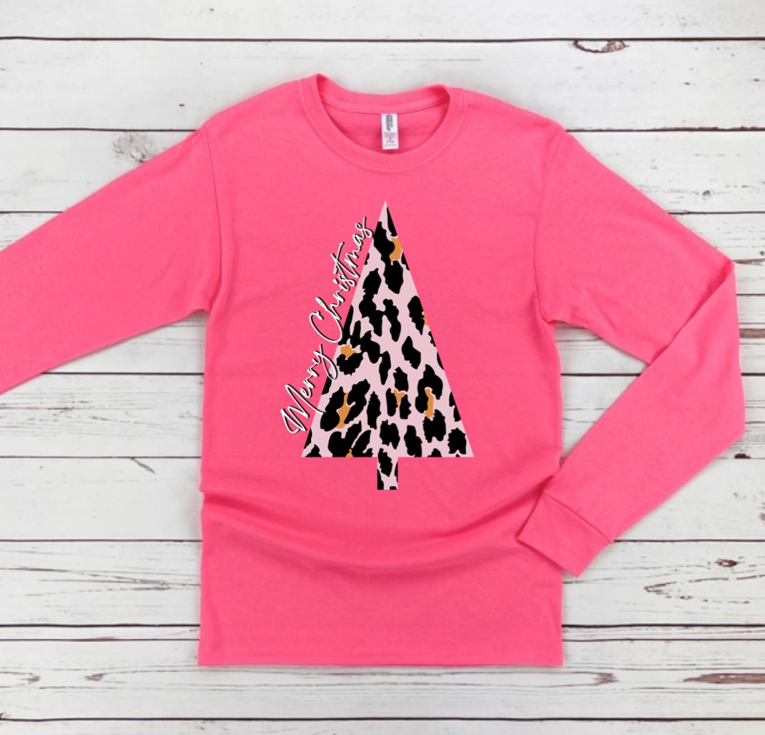 Christmas- Pink Leopard