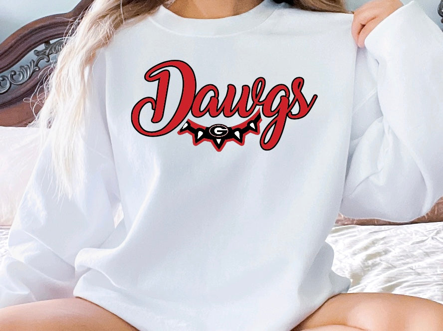 Georgia- Dawg Script Sweatshirt