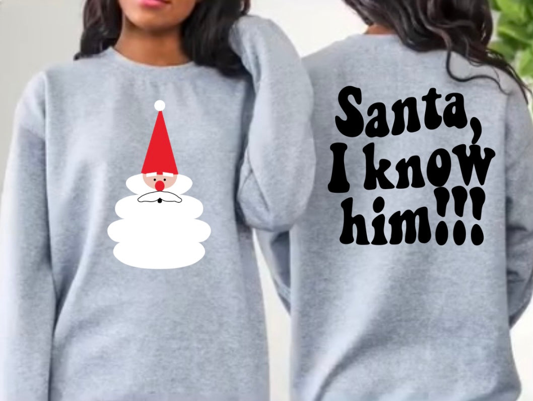Christmas- I know him! {Sweatshirt}